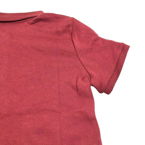 Wonder Nation Girls Uniform Short Sleeve Polo-style Burgundy L Tagless Comfort - Picture 11 of 12